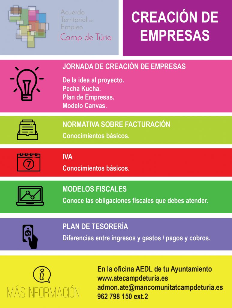creación empresas mancomunitat camp de turia